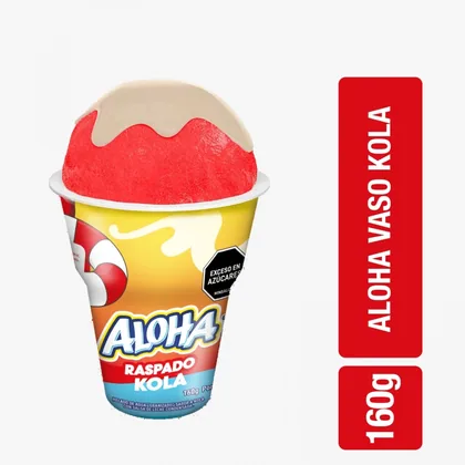 Presentación oficial de Vaso Aloha Kola Crem Helado.